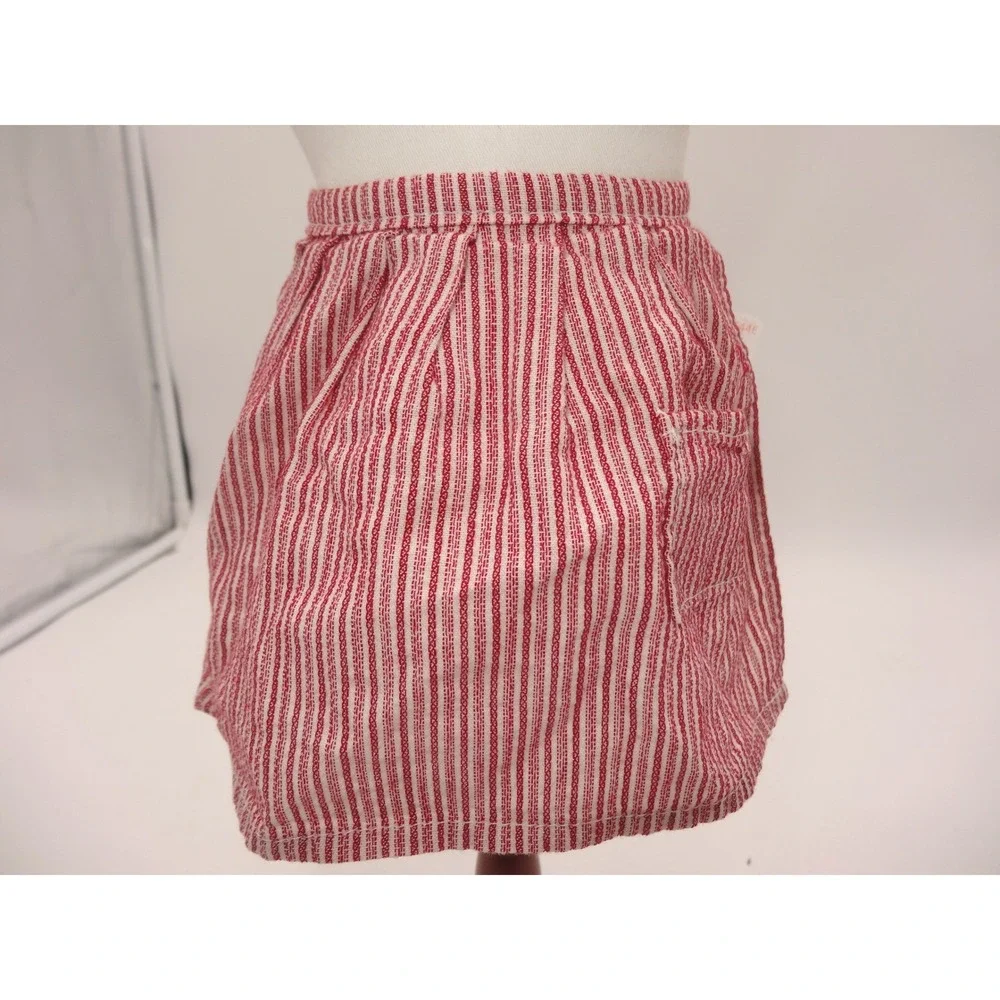 American Girl Kirsten Meet Apron Historical Retired Accessory Red White Striped